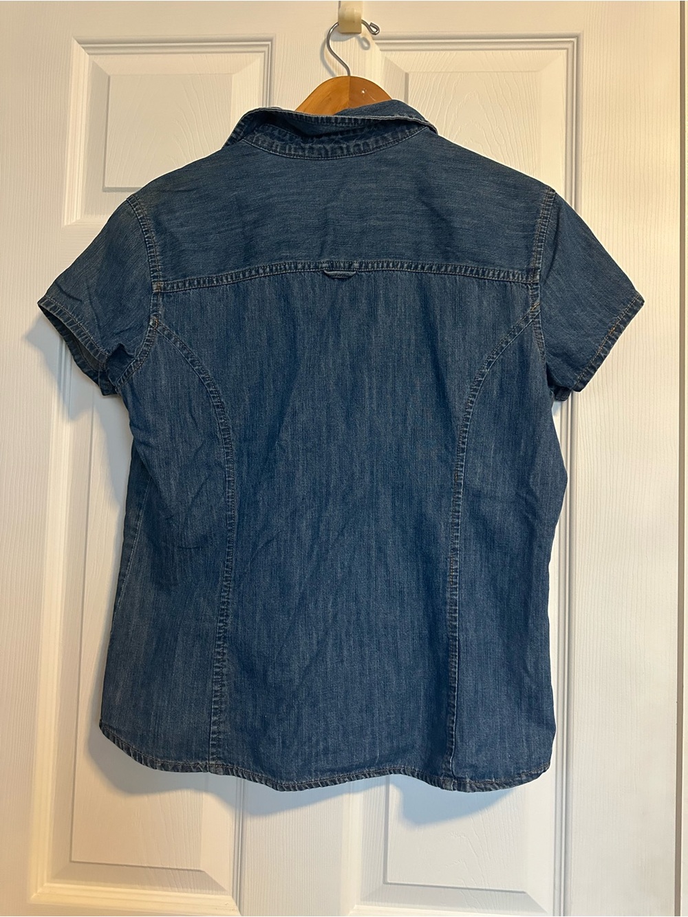 Riders by Lee Denim Snap-Front Shirt Jacket - Blue - Picture 5 of 5